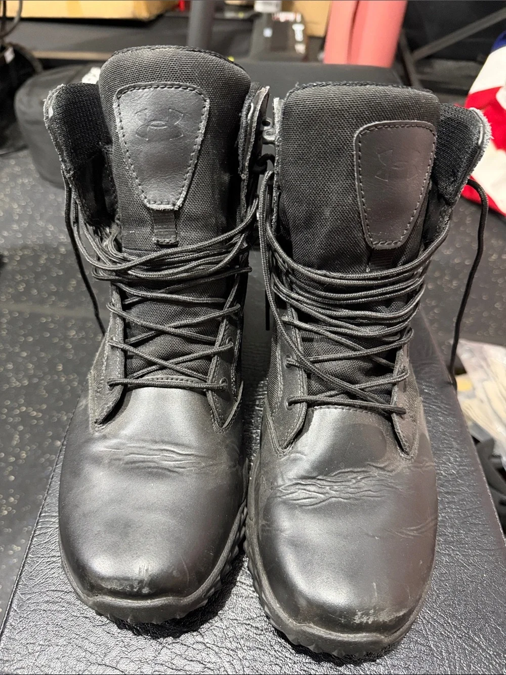 Under Armour Black Tactical Lace-Up Boots